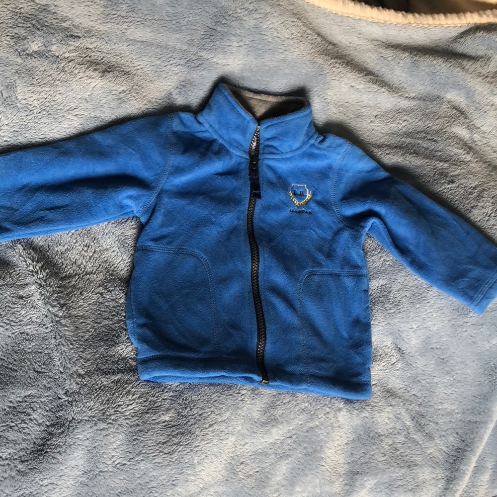 Carter’s Blue Fleece 12M Zipper Pockets Jacket JR